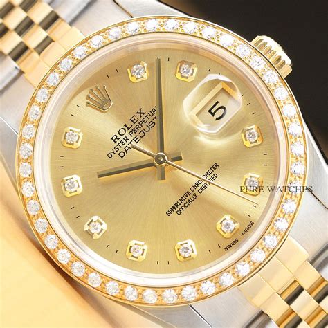 rolex datejust stainless steel 18k cubanlink|rolex datejust watches for men.